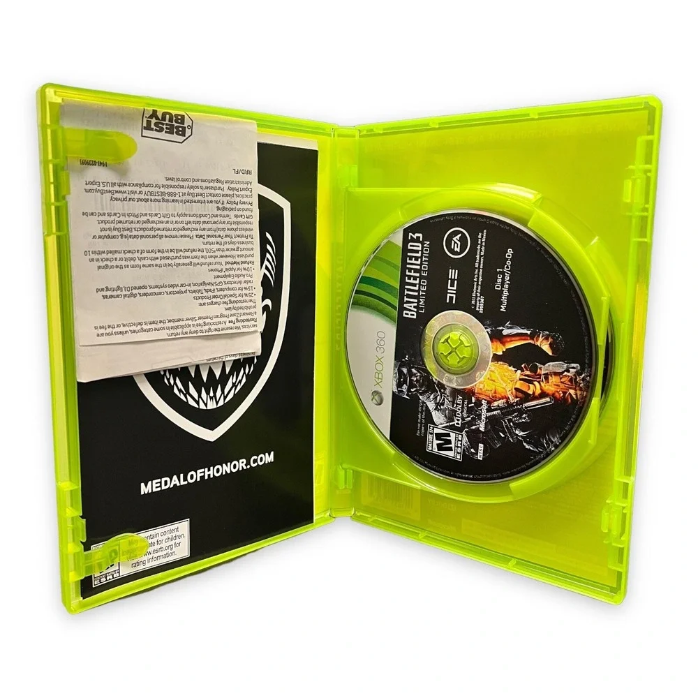 Battlefield 3 Microsoft Xbox 360 2011 Two Discs Complete w/‎ Manual